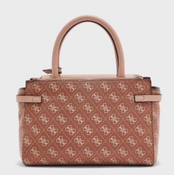 GUESS Esme Small Society Satchel Handbag Crossbody Bag - Picture 5 of 16